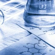 Chemistry with reaction formula in toning
